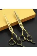ست قیچی حرفه‌ای 6.5 اینچی (کیف هدیه + در صورت تمایل، امکان نوشتن نام به صورت رایگان وجود دارد)