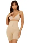 شورت کمر بند دار با اثر سفت کننده و فرم دهنده