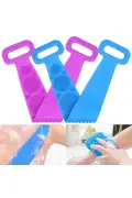 لیف حمام سیلیکونی دوطرفه برای شستشوی کل بدن (صورت، پشت، دست و پا) 60CMX11CM