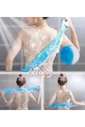 لیف حمام سیلیکونی دوطرفه برای شستشوی کل بدن (صورت، پشت، دست و پا) 60CMX11CM