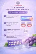 نوارهای سفیدکننده دندان انگور 7x2 - استفاده در 30 دقیقه، دوستدار مینا