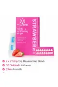 نوار سفیدکننده دندان توت فرنگی 7x2 در 30 دقیقه مناسب برای مینای دندان