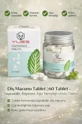 قرص خمیردندان 60 عددی - قابل حمل، فوم‌زا، تمیزکننده دهان و از بین برنده بو