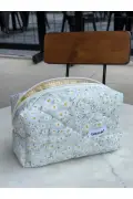 کیف آرایش طرح بابونه - سایز بزرگ