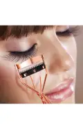 فرچه فر کننده مژه و قیچی مژه مناسب برای آرایش چشم، ریمل و خط چشم