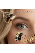 فرچه فر کننده مژه و قیچی مژه مناسب برای آرایش چشم، ریمل و خط چشم