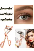 فرچه فر کننده مژه و قیچی مژه مناسب برای آرایش چشم، ریمل و خط چشم