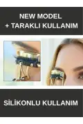 فرچه فر کننده مژه و قیچی مژه مناسب برای آرایش چشم، ریمل و خط چشم