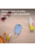 دستگاه اپیلاسیون پا 2000 سری BRE228/05، با کابل، قابل شستشو، آبی