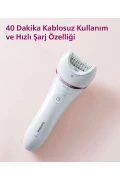 اپیلاتور BRE700/05 (صورت + زیر بغل + ناحیه بیکینی + پا) مرطوب-خشک، دارای نور، بی‌سیم