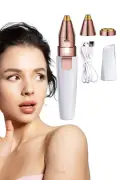 دستگاه اپیلاسیون و اصلاح صورت دو سری شارژی برای ابرو و سبیل یونیسکس