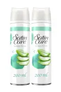 ژل اصلاح ساتین کر حساس 200ml X2 عدد