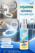اسپری ضدعفونی کننده و تمیزکننده کلازت WC - اسپری تمیزکننده درپوش توالت و شیر فلاش 100ml