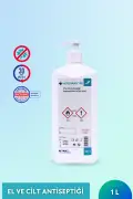 ACTOHAND® IPA 1 لیتر | ضدعفونی‌کننده دست و پوست - الکل ایزوپروپیل 75 % (v/v) = (70,6 گرم)