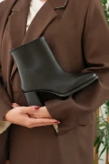 بوت زنانه با زیپ (کفی ضد لغزش 9 سانتی‌متر)