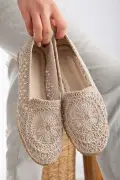 کفش بافتنی زنانه مدل بابل، کفش روزمره مادر، کفش دانتل