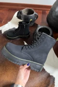 چکمه و بوت زنانه مشکی مات K02578000309