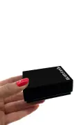 گردنبند نقره 925 عیار رنگ طلایی - گردنبند زنجیری آینه‌ای 40-45-50-55-60-75 سانتی‌متر