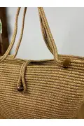 کیف ساحلی جوت حصیری با دانه‌های هاوانا - به سبک خود و به جهان کمک کنید!