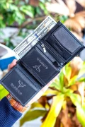 کیف پول مردانه چرم طبیعی سیاه با محفظه سکه Jcksn101