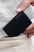 کارتکس - کلیپ‌های بورانو - کیف پول مینیمالیستی نسل جدید و جاکارتی فلزی - حفاظت RFID (سیاه)