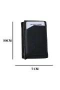 کیف پول مردانه با مکانیزم اتوماتیک و محافظ RFID و بخش پول و کارت ضد سرقت
