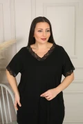 ست پیژامه مشکی زنانه سایز بزرگ