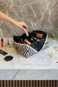 کیف آرایشی تقسیم‌بندی شده مسافرتی سازمان‌دهنده