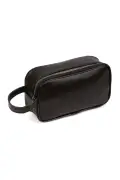 کیف دستی اصلاح مردانه چرم وگان مشکی