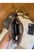 کیف دستی مردانه با دسته چرم طبیعی - کیف مسافرتی - کیف اصلاح
