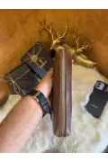 کیف دستی مردانه با دسته چرم طبیعی - کیف مسافرتی - کیف اصلاح