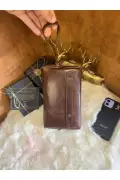 کیف دستی مردانه با دسته چرم طبیعی - کیف مسافرتی - کیف اصلاح