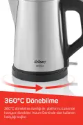 چای‌ساز AR3129 دمیند 1800 وات، ظرفیت 1 لیتر، استیل