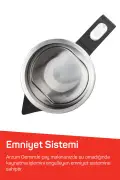 چای‌ساز AR3129 دمیند 1800 وات، ظرفیت 1 لیتر، استیل