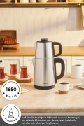 چای ساز استیل ۲ در ۱ کاراچا مدل تی بریک مشکی