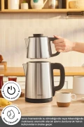 چای ساز استیل ۲ در ۱ کاراچا مدل تی بریک مشکی