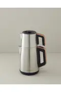 چای‌ساز و کتری استیل CMK 6010 سیاه-مس