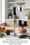 ست مخلوط کن SHB-7534 | مخلوط کن استیل، همزن، خردکن، رنده و دستگاه برش