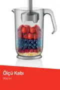 ست مخلوط کن آر1108 اسمارتی نیو 900 وات، با همزن و قطعات خردکن، با تیغه‌های استیل ضد زنگ، مشکی
