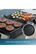 مدل 5000، 2200 وات، دستگاه گریل و توست، کاملاً باز شونده برای گریل، HD6301/90