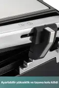 دستگاه توست و گریل با بدنه چدنی ۴ تکه گریلینت ۱۳۴۹H Inox ۲۰۰۰W