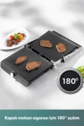 دستگاه توست و گریل با بدنه چدنی ۴ تکه گریلینت ۱۳۴۹H Inox ۲۰۰۰W