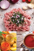 خردکن غذایی 8 تیغه 2.5 لیتری با مخزن عریض و پایه ضد لغزش KC-8244