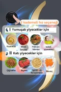 چرخ گوشت و سبزی خردکن Instantchopper 1000 PRO – 2.3 لیتر با مخزن چوبی و فولادی + 1.2 لیتر مخزن