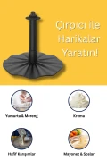 چرخ گوشت و سبزی خردکن Instantchopper 1000 PRO – 2.3 لیتر با مخزن چوبی و فولادی + 1.2 لیتر مخزن
