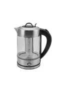دستگاه چای‌ساز و کتری برقی Cam Inox 2202 با بدنه شیشه‌ای بوروسیلیکات