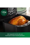 سرخ کن هوشمند 5000 سری XXL متصل، 7.2 لیتر (1.4 کیلوگرم)، تکنولوژی هوای سریع، HD9285/96