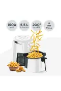سرخ‌کن سریع بی‌سیم XL سفید (سرخ‌کن بدون روغن Airfryer) HAF-01
