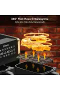 سرخ‌کن هوایی K20، سرخ‌کن دو محفظه‌ای، XXL، 2850 وات، مشکی