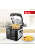 سرخ کن زینان مدل ZLN0010 | 2.5 لیتر | 1600 وات | ترموستات قابل تنظیم | بدنه استیل ضد زنگ | XL